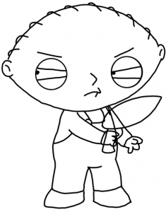 Step 7 - Drawing Stewie Lessons Tutorial