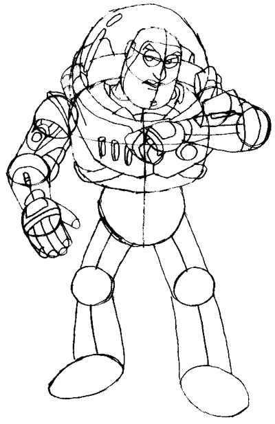 How to draw Buzz Lightyear  Toy Story  Step by step drawing tutorials  Buzz  lightyear Easy drawings Toy story coloring pages