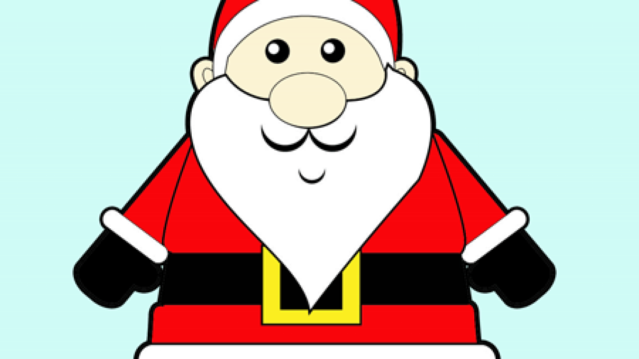 An Easy Cartoon Santa Clause to Learn How to Draw Step by Step for ...