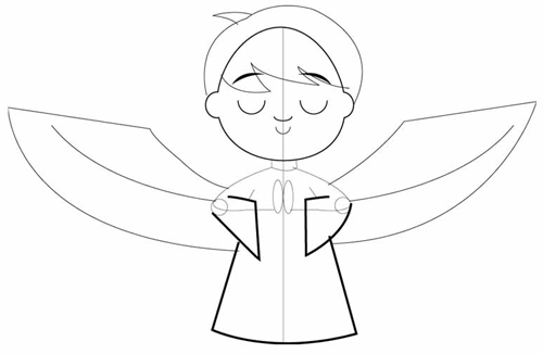 How to Draw Cartoon Angels in Easy Step by Step Drawing Tutorial - How to  Draw Step by Step Drawing Tutorials