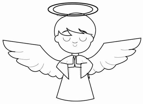 20+ Latest Angel Drawing Easy Boy