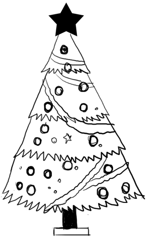 Step 5 : Drawing Christmas Trees