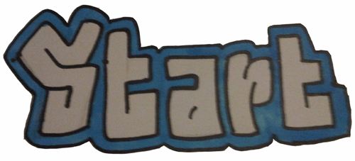 Step 14 : Drawing Graffiti Fonts and Letters Steps Lesson