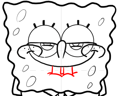 How to Draw Mischievous Spongebob Squarepants with the Giggles Drawing Tutorial