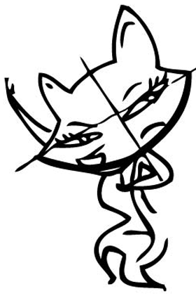 Step 6 : Drawing Fox from Skunk Fu with Tutorial