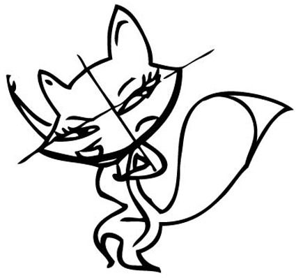 Step 7 : Drawing Fox from Skunk Fu with Tutorial