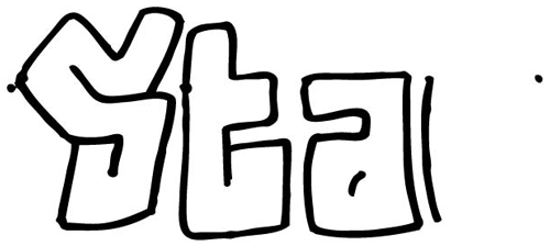 Step 7 : Drawing Graffiti Fonts and Letters Steps Lesson