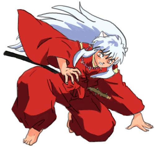 Step 9 : Drawing Inuyasha with Easy Step by Step Instructions