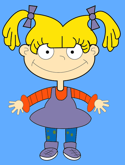 How to Draw Angelica Pickles from Rugrats with Step by Step Drawing Lesson