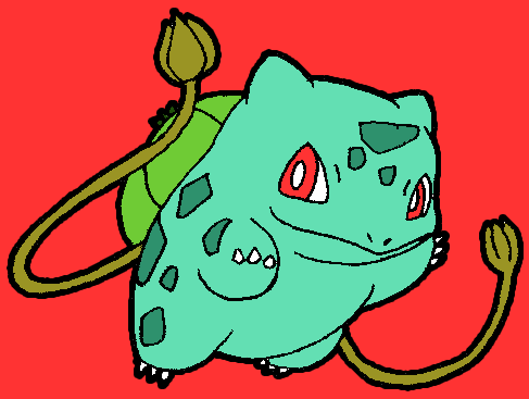 How to Draw Bulbasaur from Pokemon Step by Step Drawing Lesson for Kids