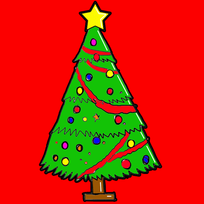 Featured image of post Cartoon Christmas Christmas Tree Images For Drawing : Step by step drawing tutorial on how to draw decorated christmas tree.