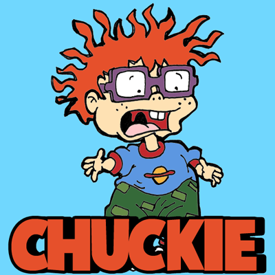 How to Draw Chuckie from the Rugrats with Easy Step by Step Drawing Lesson