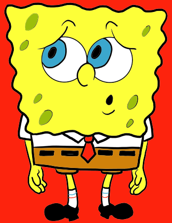 How to Draw Scared Spongebob Squarepants Step by Step Drawing Tutorial