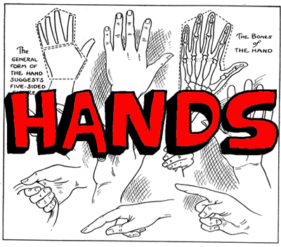 Drawing Hands and Fingers in Different Poses Lessons