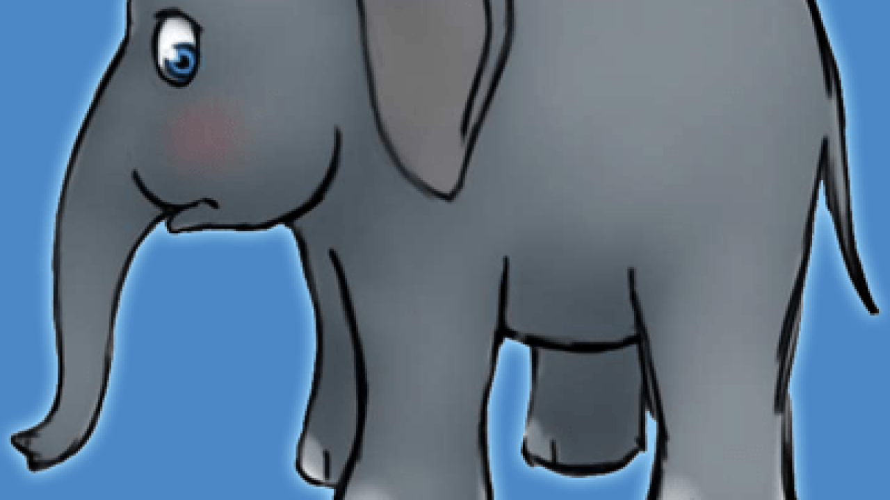 How to Draw Cartoon Elephants with Easy Steps Drawing Lesson - How to Draw  Step by Step Drawing Tutorials