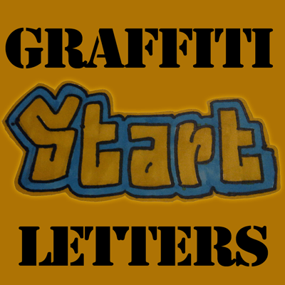 How to Draw Griffiti Letters from Start to End Step by Step Tutorial