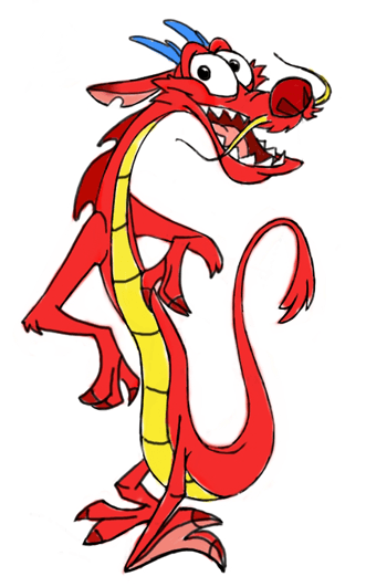 How to Draw Mushu Dragon from Mulan with Step by Step Drawing Lesson for Kids and Others