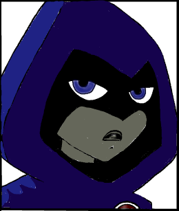 Step 12 : Drawing Raven from Teen Titans in Easy Steps Lesson