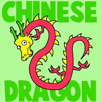 How to Draw Chinese Dragons with Easy Step by Step Drawing Lesson