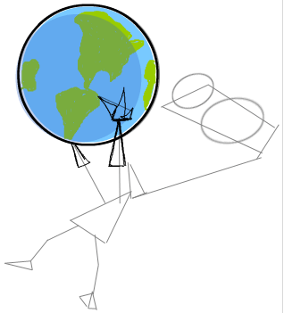 Step 5 : Drawing Invader Zim Conquering the World Tutorial