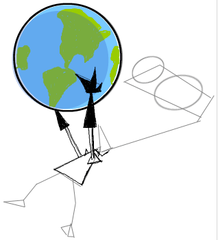 Step 6 : Drawing Invader Zim Conquering the World Tutorial
