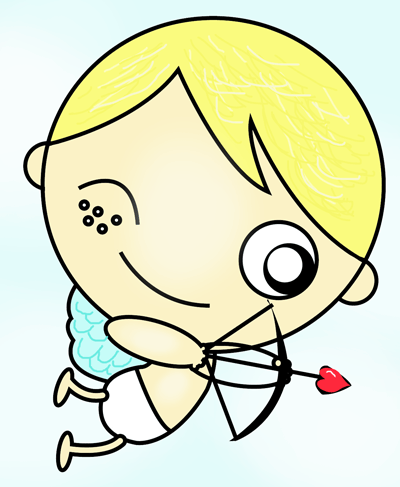 How to Draw Baby Cupid for Valentines Day Step by Step Drawing Tutorial for Kids