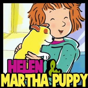 How to Draw Helen and Martha as a Puppy from Marth Speaks