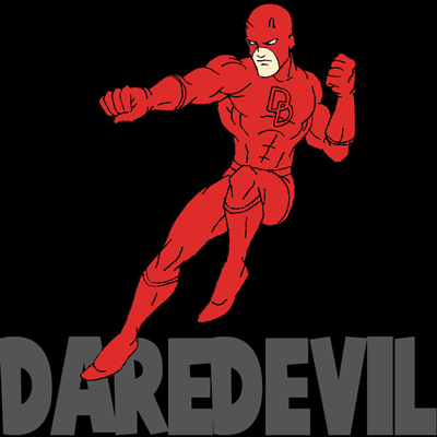 How to Draw Daredevil from DC Comics in Easy Steps Drawing Tutorial