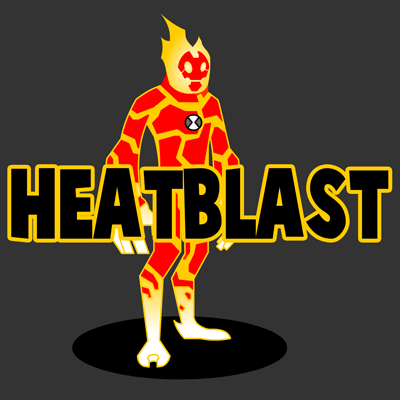 How to Draw Heatblast Alien from Ben 10 with Step by Step Drawing Lesson