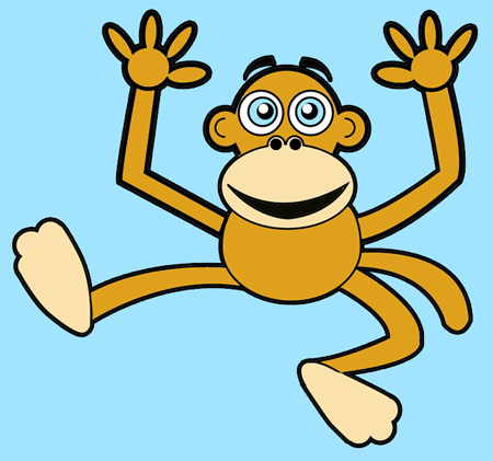 How to Draw Cartoon Monkeys with Easy Step by Step Drawing Tutorial for