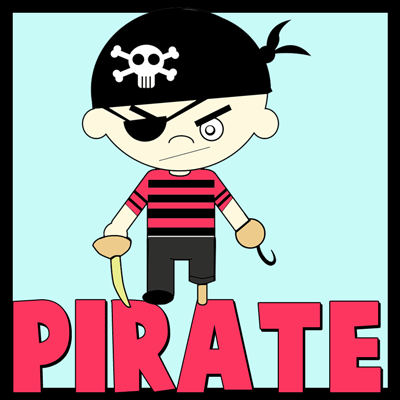 How to Draw Cartoon Pirates in Easy Steps Drawing Tutorial - How to Draw  Step by Step Drawing Tutorials