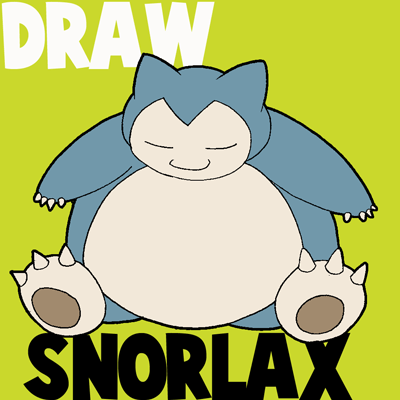 How To Draw Snorlax From Pokemon With Easy Step By Step Drawing Lesson How To Draw Step By Step Drawing Tutorials That big body plays a huge role in this drawing, and that is exactly why we'll start from there (00 min 07 sec). easy step by step drawing lesson