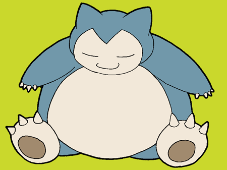 How to Draw Snorlax from Pokemon with Easy Step by Step Drawing Lesson