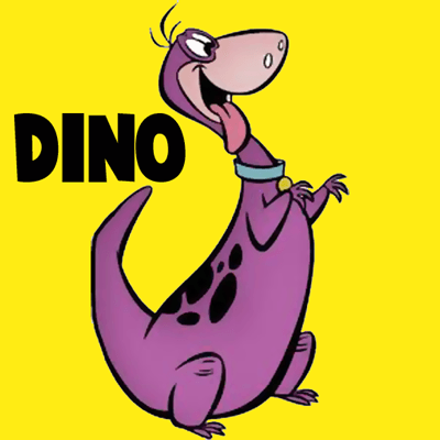 How to Draw Dino from The Flinstones with Easy Step by Step Drawing Lesson