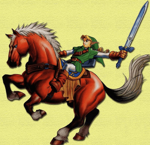 epona-link-color How to Draw Epona and Link from The Legend of Zelda in Illustrated Steps