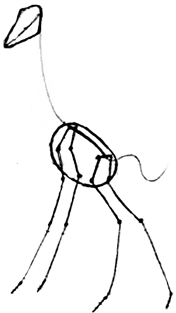 Step 1 : Drawing Giraffes Cartooning Lessons