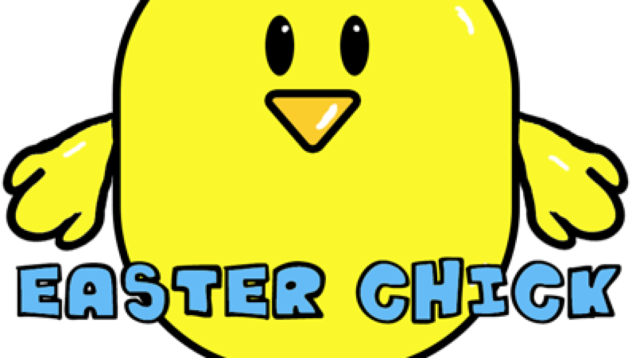 How To Draw Cute Cartoon Baby Chicks For Easter Lesson For Kids