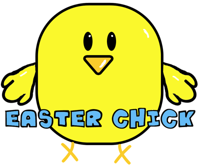 How to Draw Cute Cartoon Baby Chicks for Easter Lesson for Kids