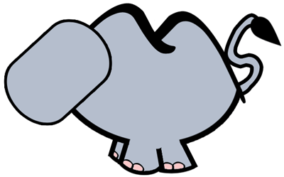 Step 5 : Drawing Cartoon Rhinos in Easy Steps