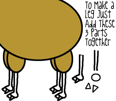 Step 7 : Drawing Cartoon Llamas Lesson