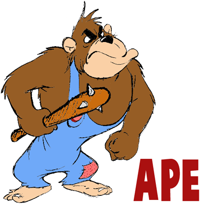 Drawing Cartoon Angry Apes and Gorillas in Easy Steps Tutorial