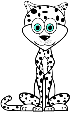 How to Draw Cartoon Cheetahs with Easy Step by Step Drawing Instructions