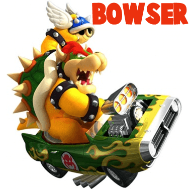 How to Draw Bowser Driving a Car and Throwing a Koopa from Mario Kart