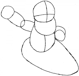 How to Draw Diddy Kong Driving His Car from Wii Mario Kart - How to