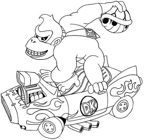 Step 13 : Drawing Donkey Kong in Easy Steps
