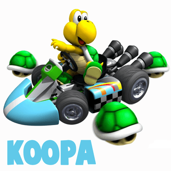 How to Draw Koopa Riding His Car from Mario Cart Drawing Tutorial