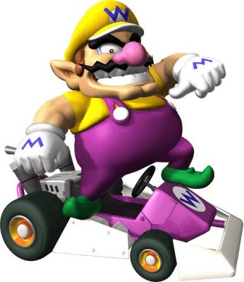 How to Draw Wario and Car from Wii Mario Kart Game Drawing Lesson