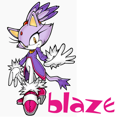 How to Draw Blaze the Cat from Sonic Step by Step Drawing Lesson