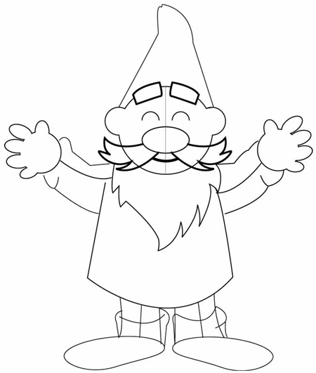 How to Draw Cartoon Gnomes Step by Step Drawing Tutorial - Page 2 of 2 -  How to Draw Step by Step Drawing Tutorials