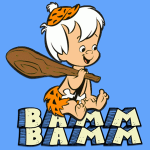 How to draw Bamm-Bamm Rubble from The Flinstones with easy step by step drawing tutorial